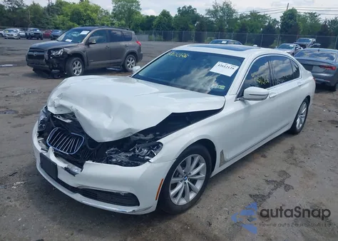 2018 BMW 740I xDrive z USA, uszkodzony, nr VIN WBA7E4C52JGV23797